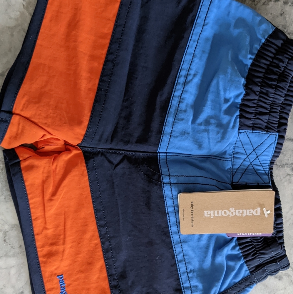 Patagonia boys boardshorts, brand new, 3T